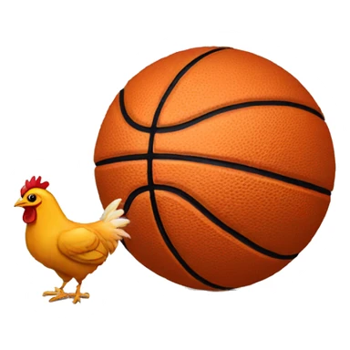 basketball and chicken sticker