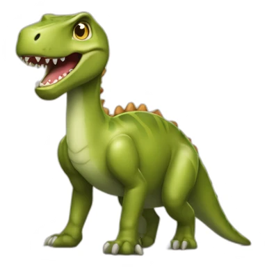 Dinosaure sur chat puis sur chien sticker