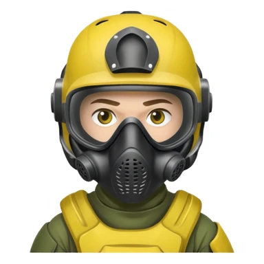 paintball player sticker