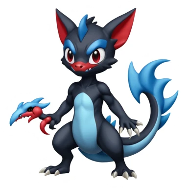 Venom-Stitch-Zekrom-Sneasel-fusion, full body sticker