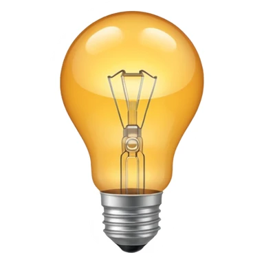 light bulb sticker