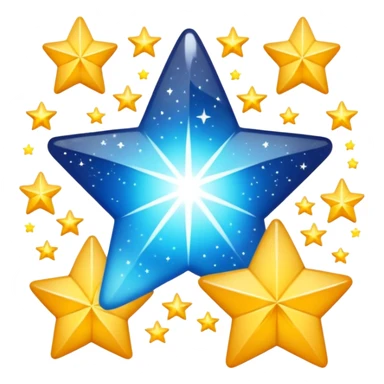 estrellas brillando sticker