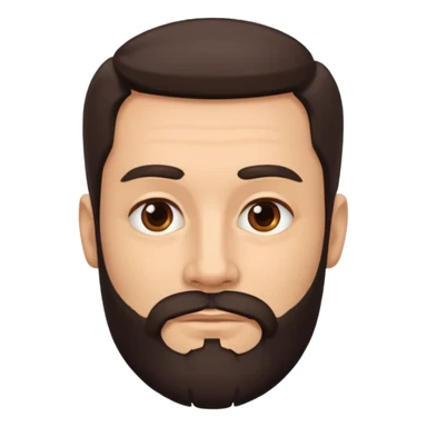 men without winkles with beard sticker