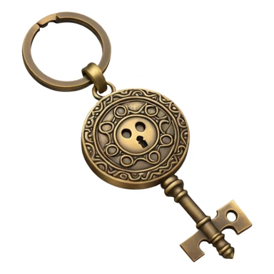Dungeon key ring sticker