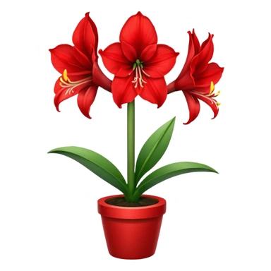 Can you make red Amaryllis sticker