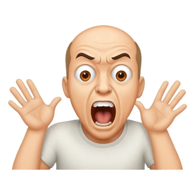 it says “goida” in big letters above the screaming man. sticker