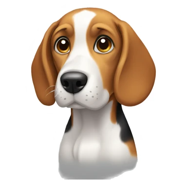 Beagle standing  sticker