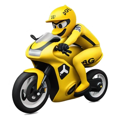 Pogacar en maillot jaune sticker