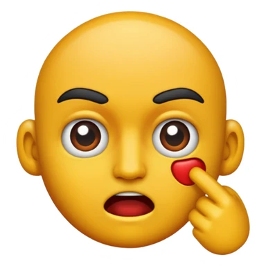 Punched in the face sticker