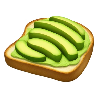 Avocado toast sticker