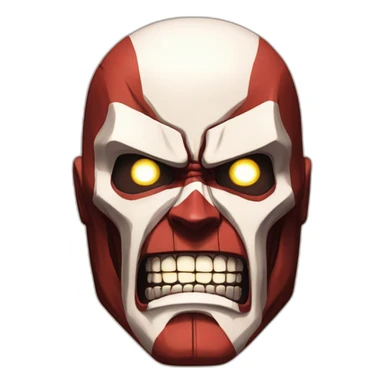 The colossal titan, Shingeki no Kyojin sticker