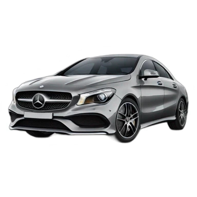 Mercedes CLA grey sticker