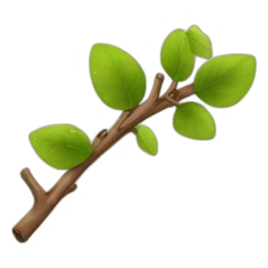 happy twig sticker
