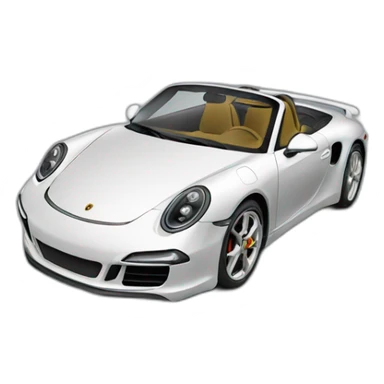 Une porche multicolore sticker