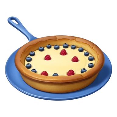 bluebery dutch baby sticker