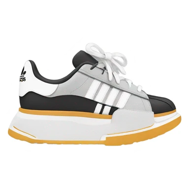 platform adidas sneakers sticker