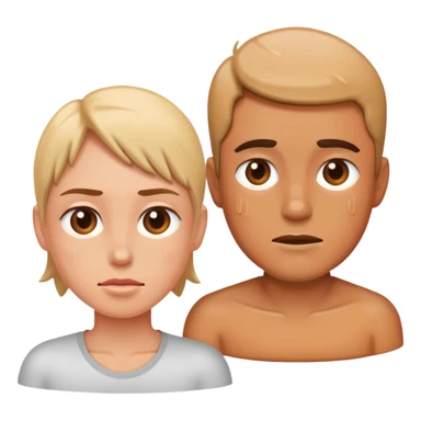 2 Humans water swetting sticker