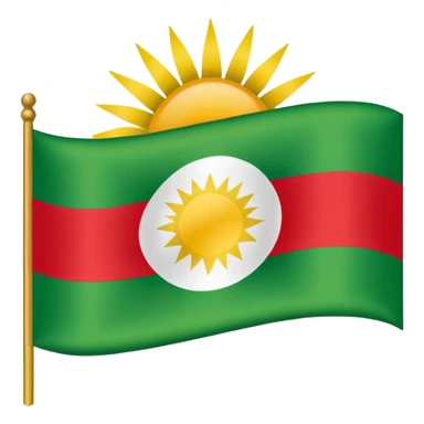 Flag of Iraqi Kurdistan sticker