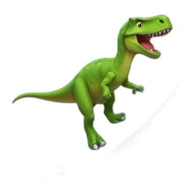 dinosaur wakesurfs sticker