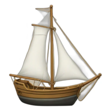 Mast of BOAT style ONE PIECE sticker