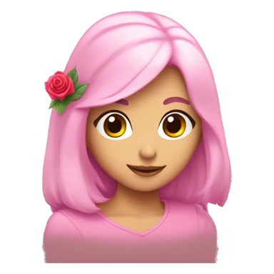 Corazón rosa bajito  sticker