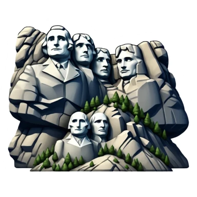 Mount Rushmore sticker