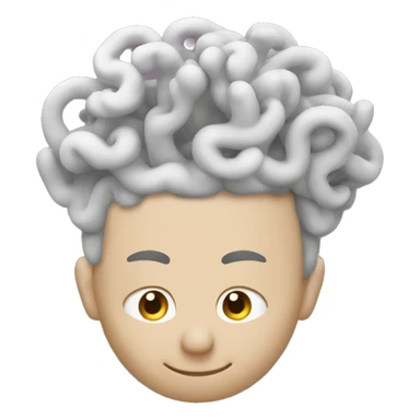 Cerveau pointé du doigt sticker