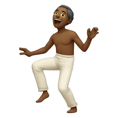 Human dancing to the music of Alfons - Ganjaman sticker