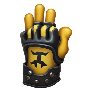 warhammer 40k imperial fist thumbs up close up on glove sticker