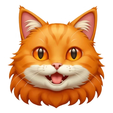  Cat moaning happy sticker
