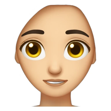 brunette girl facepalm sticker