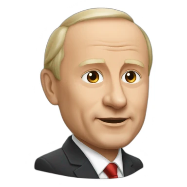 Vladimir Poutine sur ours sticker