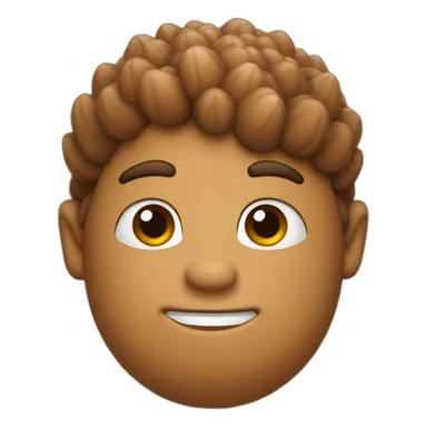 acorn head and shoulders sticker