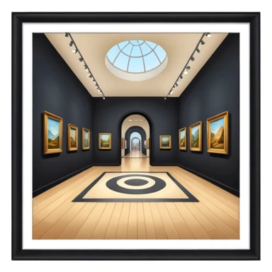 inside museum sticker