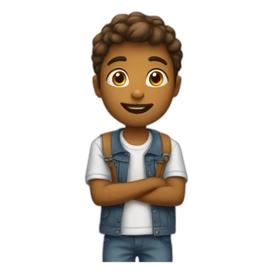 Garçon qui aime une fille sticker