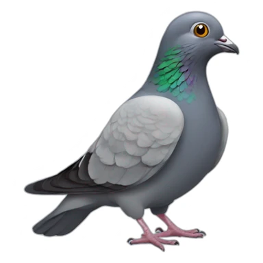 pigeon qui fume sticker