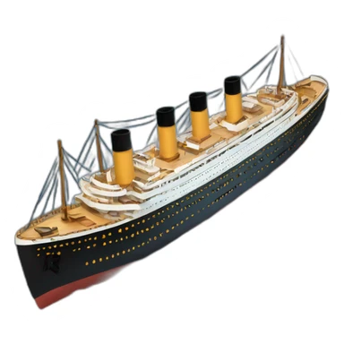 Titanic ship sticker
