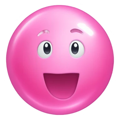 Create a bubble gum emoji sticker