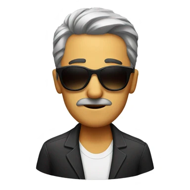 Smoking guy with sunglasses sticker