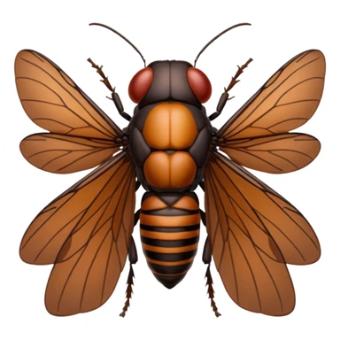 Can you do a emoji of a cicada dark styke sticker