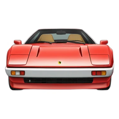 red ferrari 308 hawaii sticker