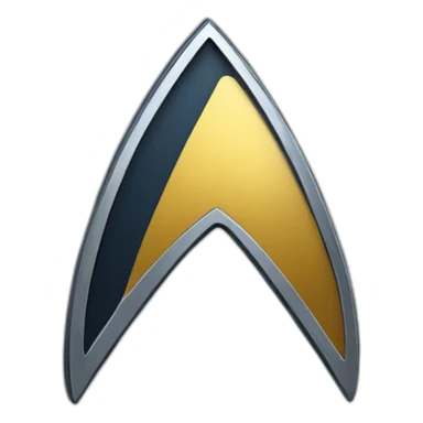 startrek federation badge sticker