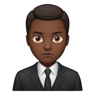 owner serious manager sticker