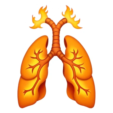 Minimal line-art ribcage, small fire in the center.
Symbol of inner fire / anxiety / passion.  sticker