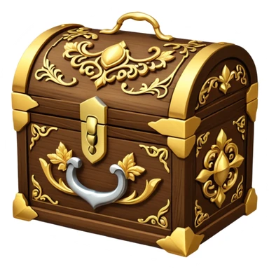 tresure box with motifs sticker