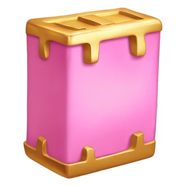 pink golden ingot sticker