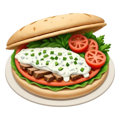 Greek gyro sticker