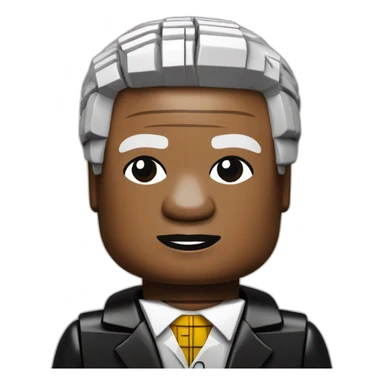 Lego Nelson Mandela sticker