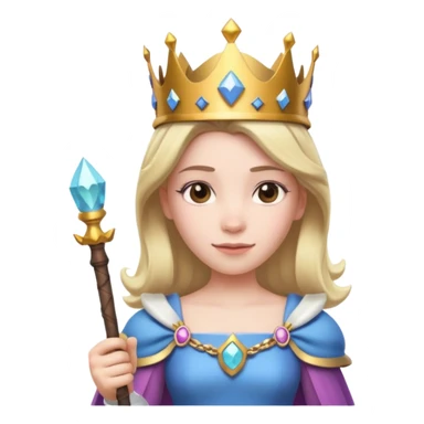 Princess from clash royal with willy sticker
