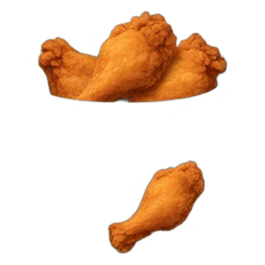 Bucket of fried chicken sticker